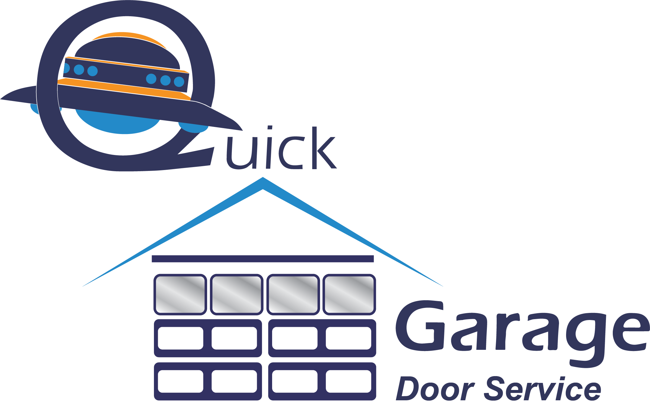 Quick Garage Doors Service Logo